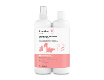 Purodora Skunk Odor Neutralizer Duo for Pets 2x250ml