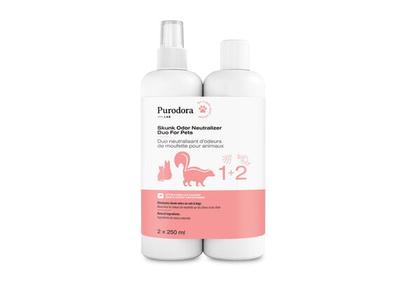 Purodora Skunk Odor Neutralizer Duo for Pets 2x250ml