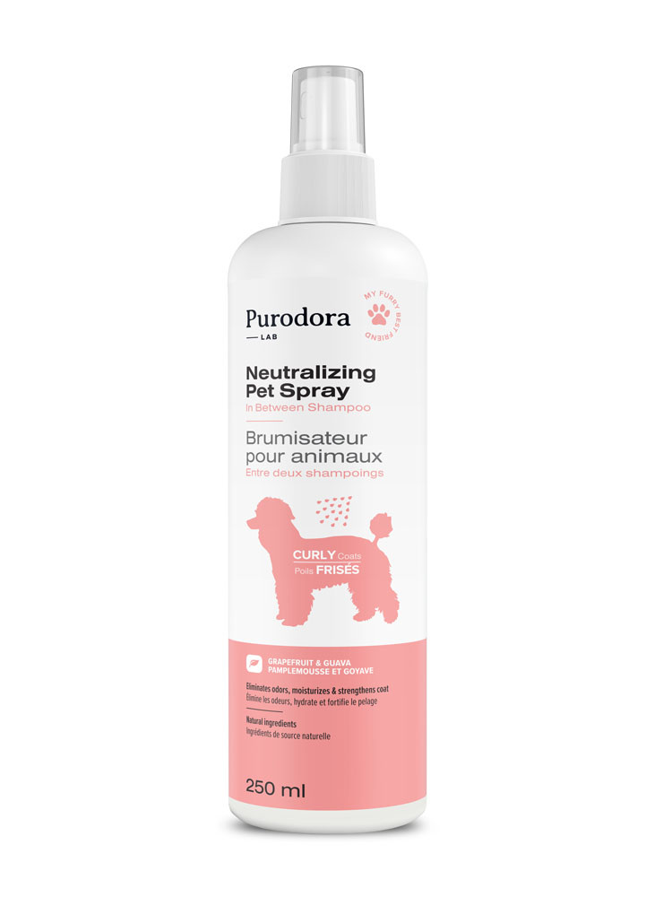 Purodora Pet Odor Neutralizer for Curly Coats 250ml