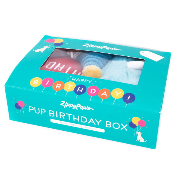 Zippy Paws Plush Toy Birthday Box