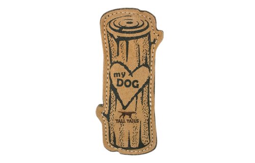Tall Tails Leather & Wool Love My Dog Log 9"