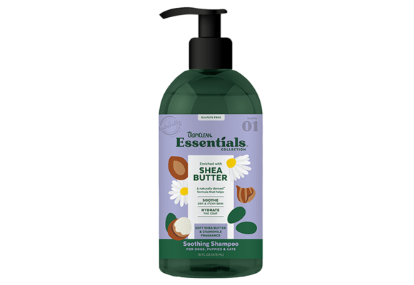 Tropiclean Essentials Shampoo Shea Butter 16oz