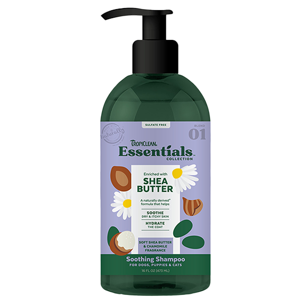 Tropiclean Essentials Shampoo Shea Butter 16oz
