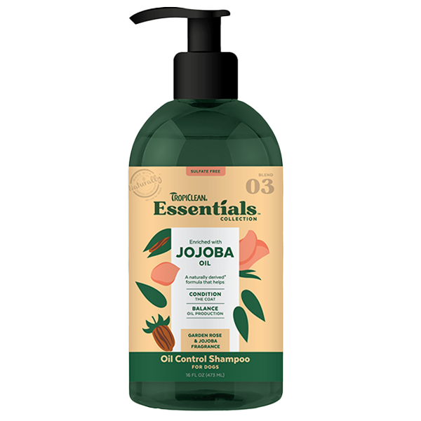 *disc* Tropiclean Essentials Shampoo Jojoba Oil 16oz