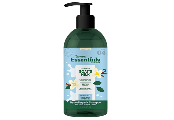 *Disc*Tropiclean Essentials Shampoo Goat's Milk 16oz