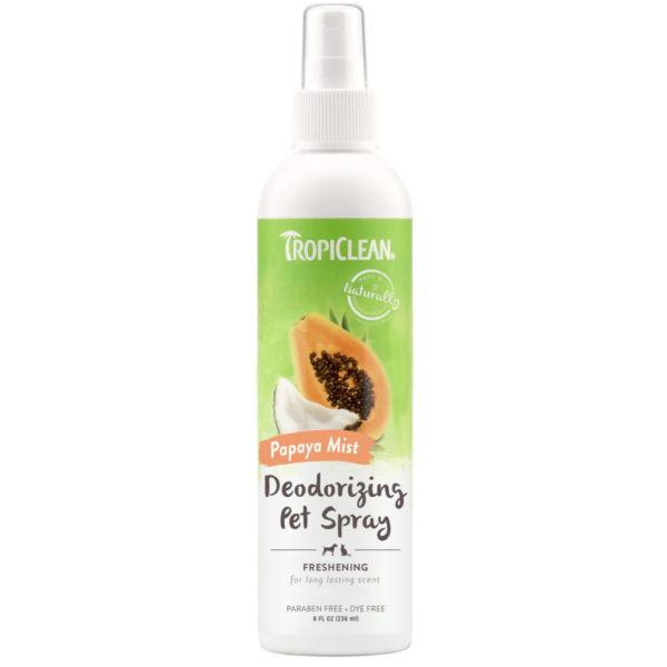 TropiClean Papaya Deodorizing Pet Spray 8 oz