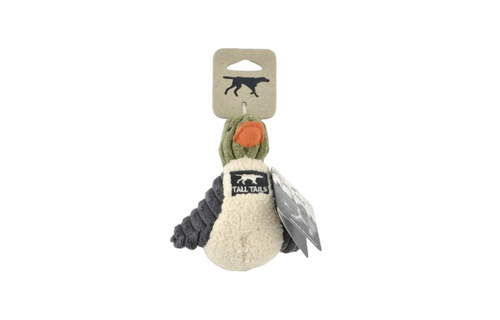 Tall Tails Plush Duck Squeaker Toy 5"