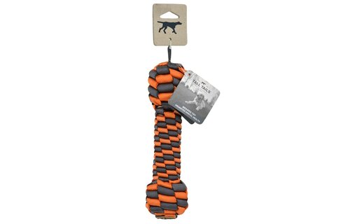 Tall Tails Orange Braided Bone 9"