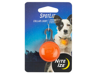 NI SpotLit Collar Light Orange