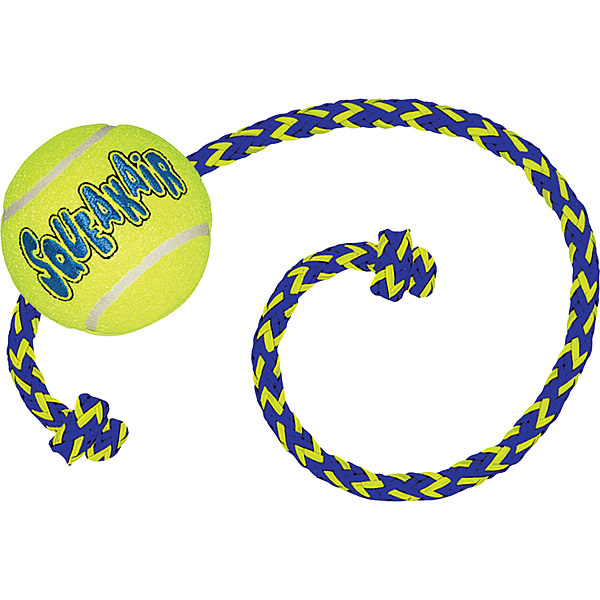 Kong AirDog Squeaker Ball With Rope