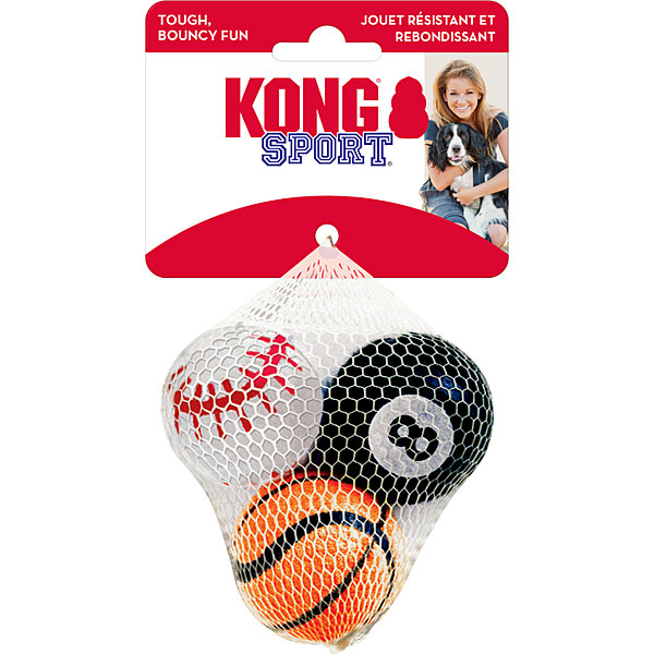 Kong Sport Ball Small 3pk