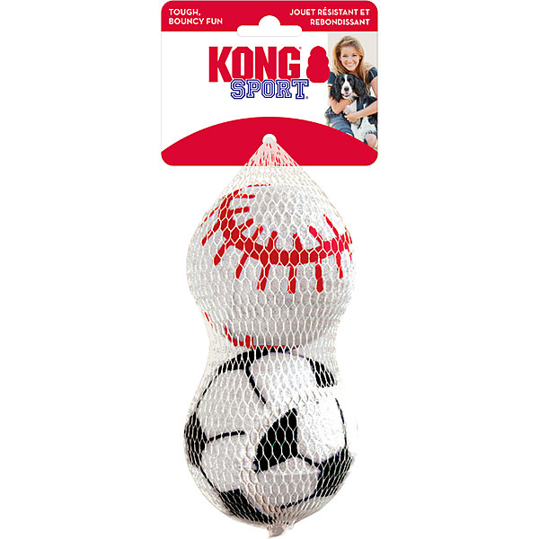 Kong Sport Ball Large 2pk