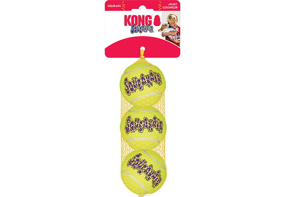 Kong SqeakAir® Tennis Ball Med Dog 3pk