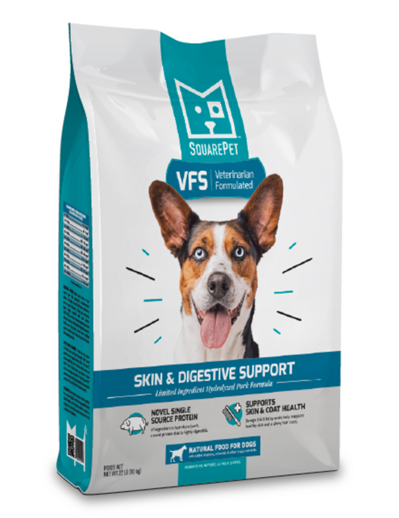 Square Pet VFS Dog Skin & Digestive Pork 10kg