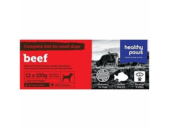 Healthy Paws Dog Complete Dinner Beef 2.6lb