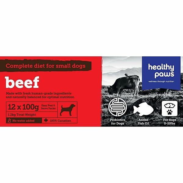 Healthy Paws Dog Complete Dinner Beef 2.6lb