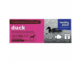 Healthy Paws Dog Complete Dinner Duck 2.6lb