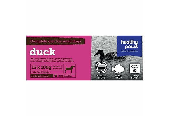 Healthy Paws Dog Complete Dinner Duck 2.6lb