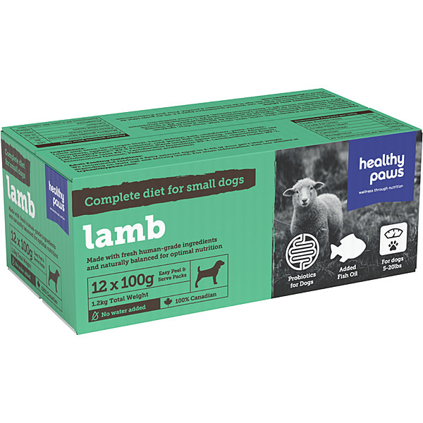 Healthy Paws Dog Complete Dinner Lamb 2.6lb