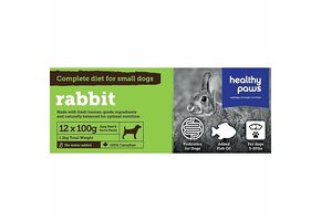 Healthy Paws Dog Complete Dinner Rabbit 2.6lb