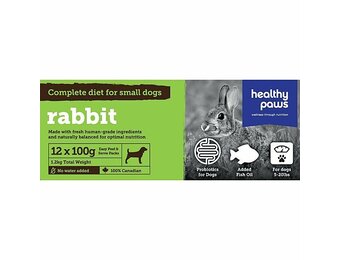 Healthy Paws Dog Complete Dinner Rabbit 2.6lb