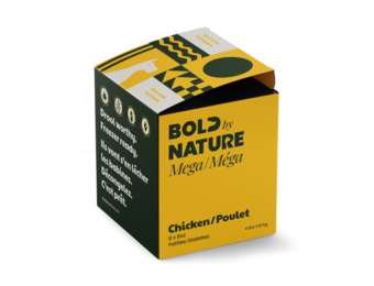 Bold By Nature Mega Raw Chicken Patties 4lb