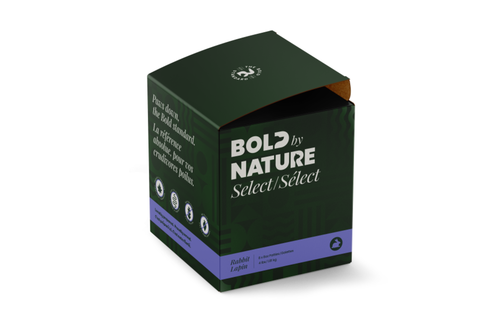 *disc* Bold by Nature Dog Select Rabbit Patties 4lb