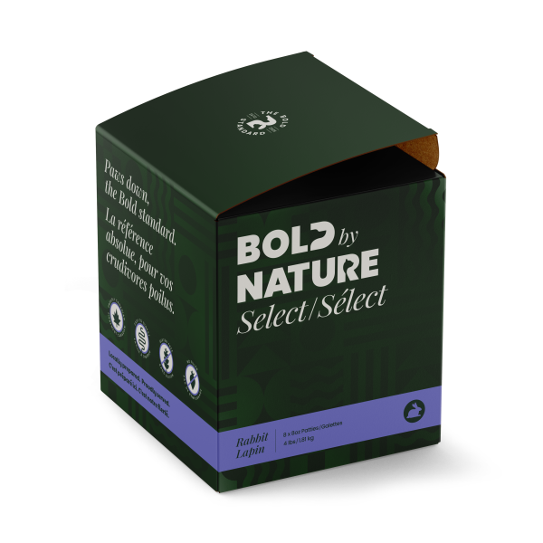 Bold by Nature Dog Select Rabbit Patties 4lb