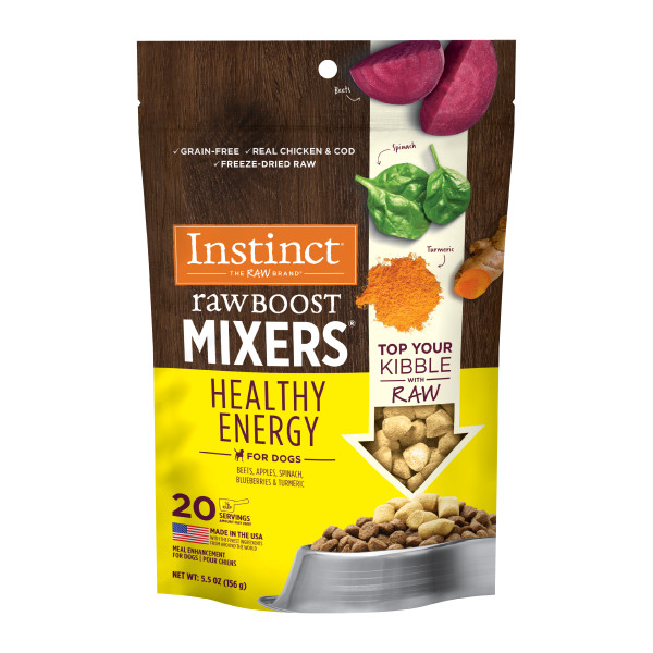 *Disc*Instinct Dog Raw Boost FD Mixers Healthy Energy 5.5oz
