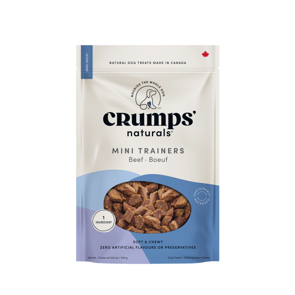 Crumps Mini Trainers Semi-moist Beef Dog 300 g