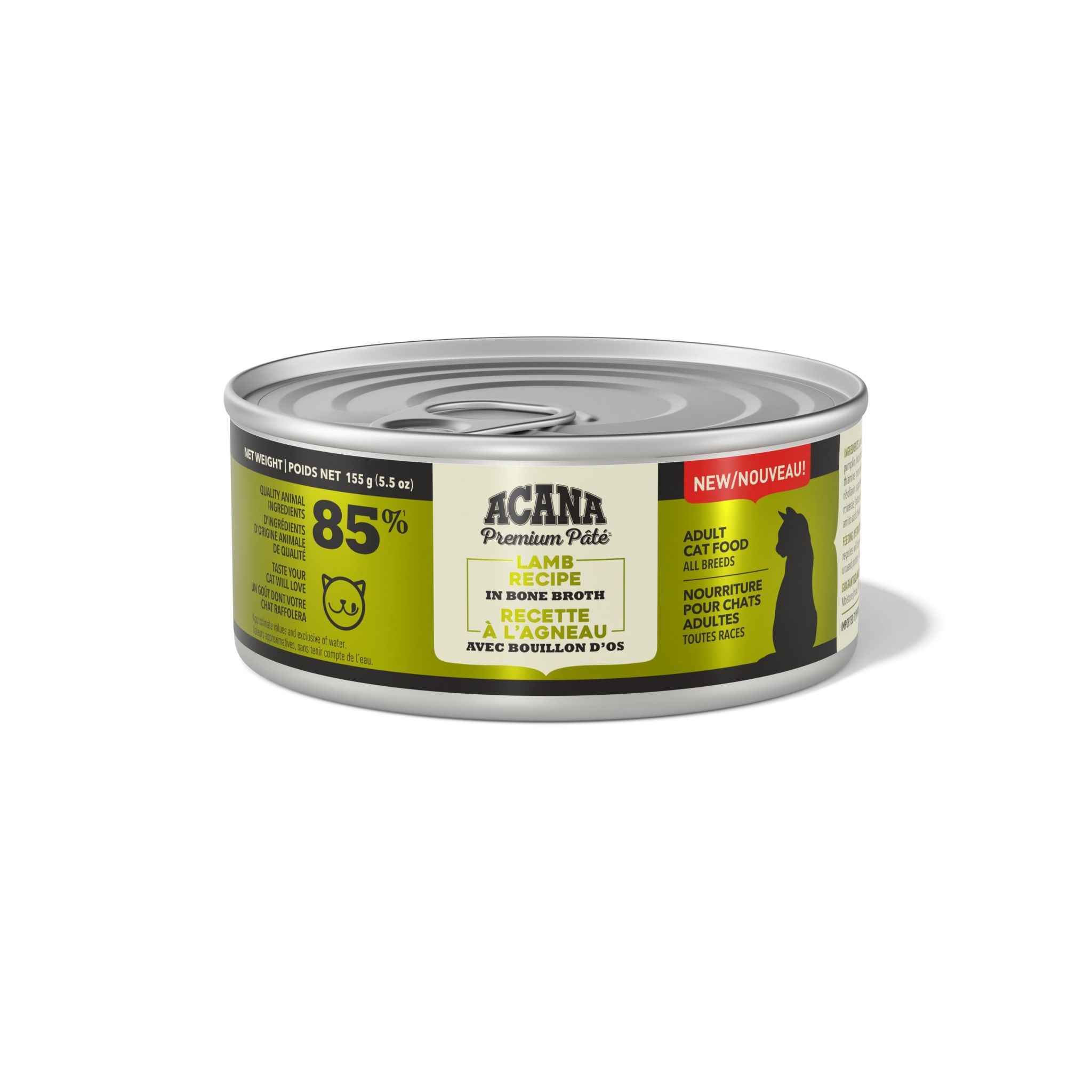 Acana Cat Lamb Recipe in Bone Broth 155g