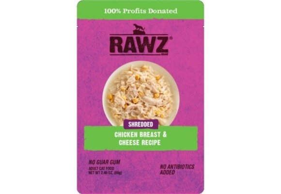 RAWZ  Shredded Chicken & Cheese Pouch 69g
