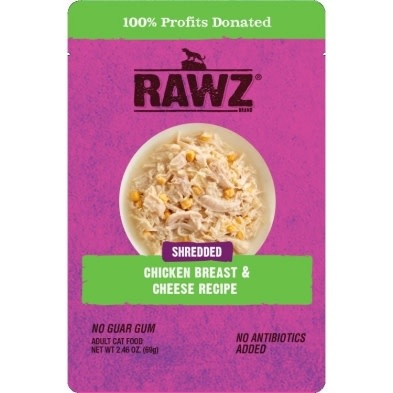 RAWZ  Shredded Chicken & Cheese Pouch 69g