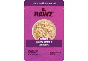 RAWZ  Shredded Chicken & Egg Pouch 69g