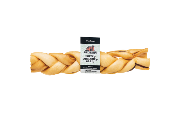 REDBARN Puffed Collagen Braid 6"