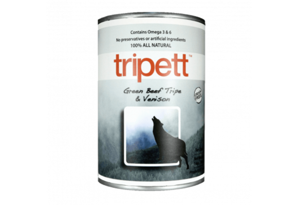 Tripett Green Beef Tripe & Venison Dog 396 g