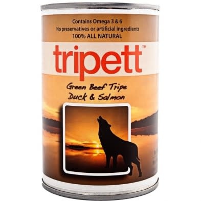 Tripett Green Beef Tripe/Duck & Salmon Dog 396 g