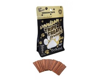 Petkind Venison Tripe Dog Treats - 170g
