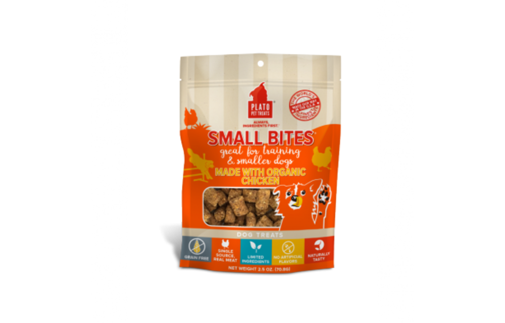 PLATO Small Bites GF Organic Chicken 2.5oz