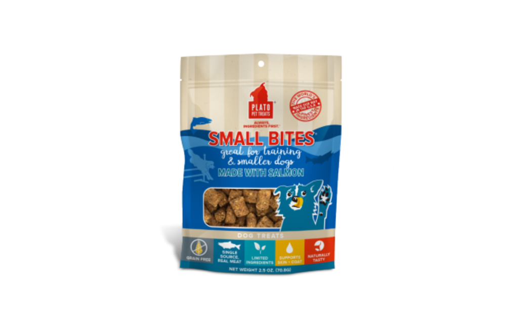 PLATO Small Bites GF Salmon 2.5oz