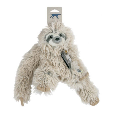 Tall Tails Rope Body Sloth Squeaker Toy