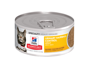 Science Diet Cat Adult Urinary & Hairball Control Chicken Entrée 5.5oz