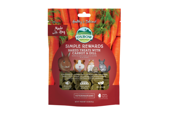 OXBOW Baked Treat Carrot & Dill 85g