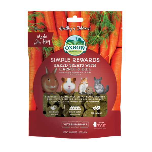 OXBOW Baked Treat Carrot & Dill 85g