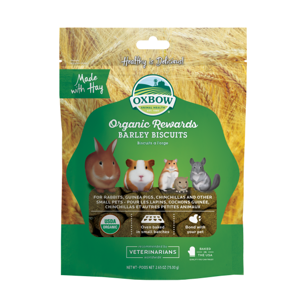 OXBOW Organic Barley Biscuits 2.65oz