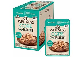 Wellness Cat Tiny Tasters Tuna & Salmon Flaked 1.75oz