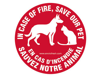 Safety Sticker Save My Pet
