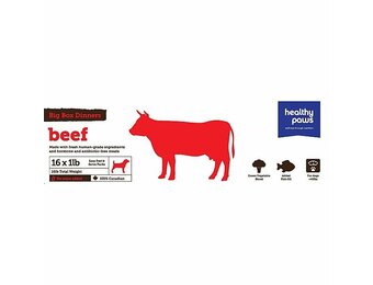 Healthy Paws Dog Complete Dinner Beef 16lb