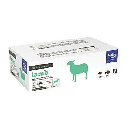 Healthy Paws Dog Complete Big Box Dinner Lamb 16lb