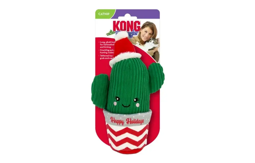 Kong Holiday Cat Wrangle Cactus
